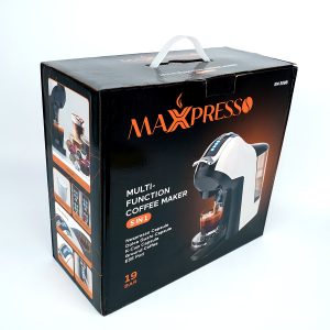 MaxxPresso M1 Multi-Capsule Espresso Machine – 19 Bar Pressure