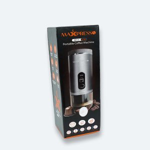 MaxxPresso M3 Portable Espresso Machine – 18 Bar Rechargeable, Type-C (Silver)